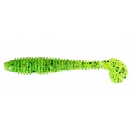 Силіконова приманка рибальська, ZEOX Trigger Fat Tail, довжина 1,7 дюймів, 10шт/уп, колір №005 AGPP